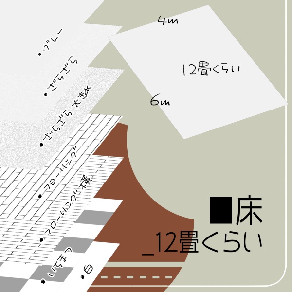 【クリスタ用】壁・床・天井追加5種セット【3D素材】