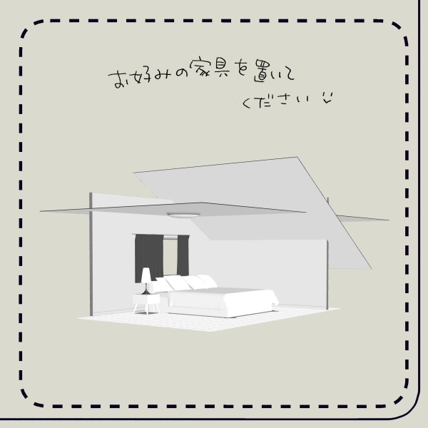 【クリスタ用】壁・床・天井追加5種セット【3D素材】