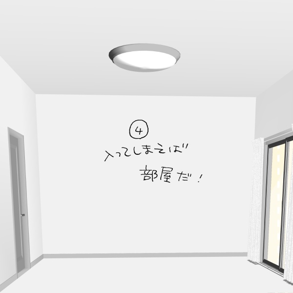 【クリスタ用】壁・床・天井5種セット【3D素材】