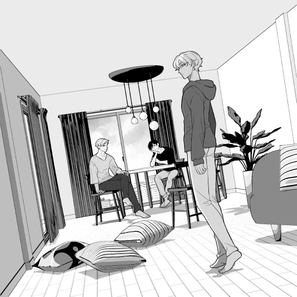 【クリスタ用】繋がる壁2種【3D素材】