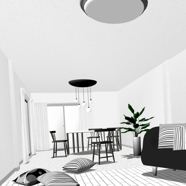 【クリスタ用】繋がる壁2種【3D素材】