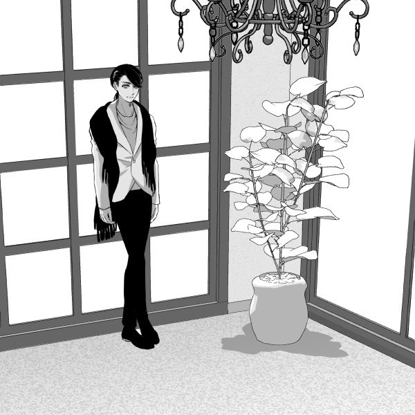 【クリスタ用】大きなガラス窓2種【3D素材】