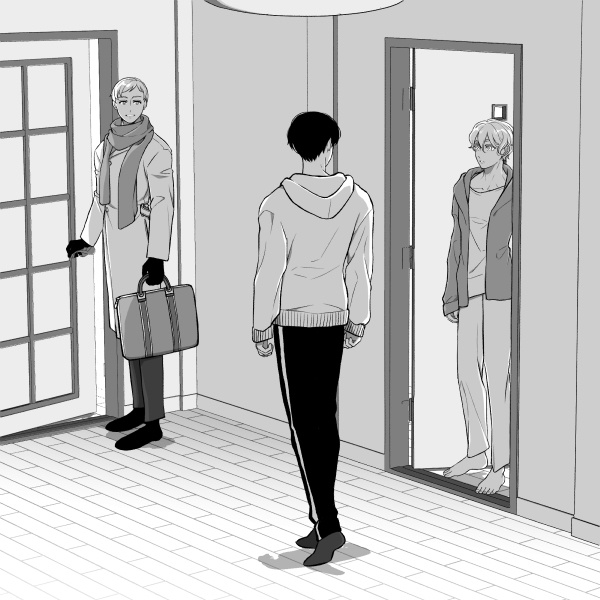 【クリスタ用】ドア4種【3D素材】