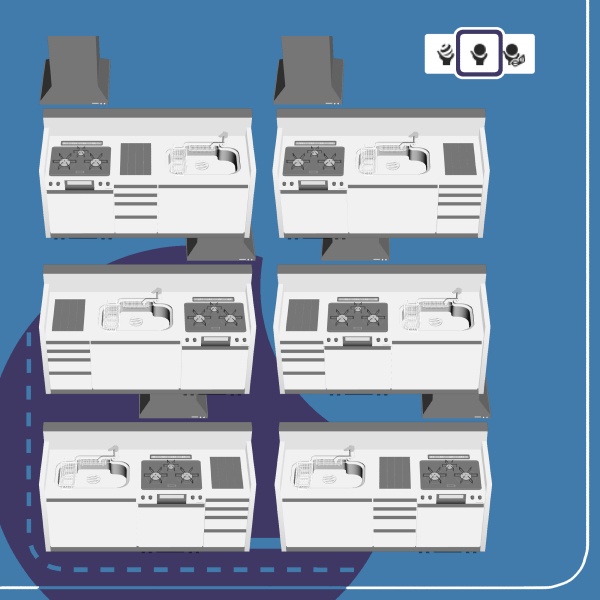 【クリスタ用】キッチン【3D素材】