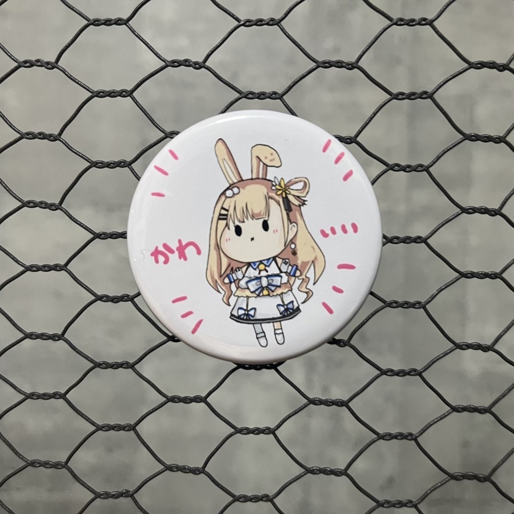 【非公式同人アイテム】パレプロ缶バッチ SD茉白モモナ