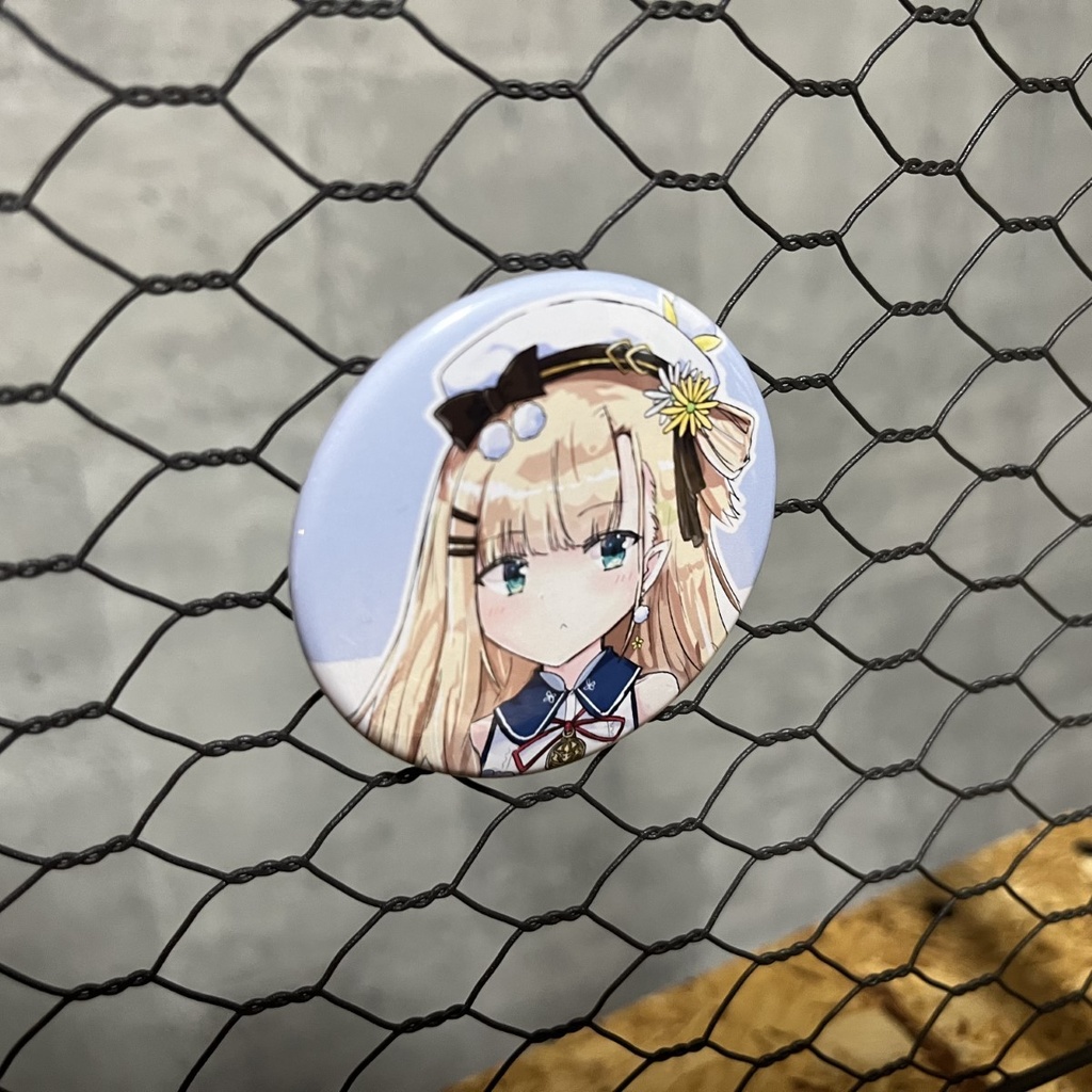【非公式同人アイテム】パレプロ缶バッチ 茉白モモナB