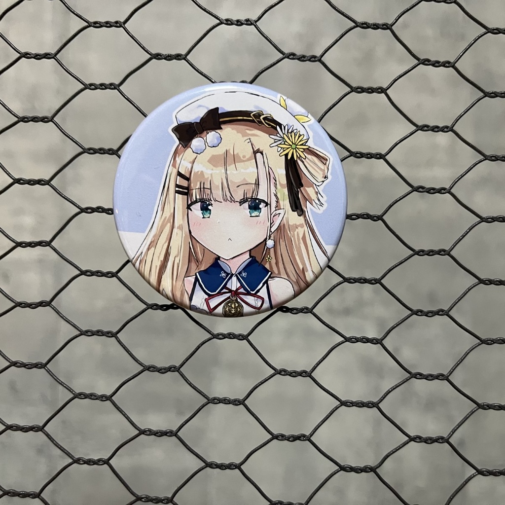 【非公式同人アイテム】パレプロ缶バッチ 茉白モモナB