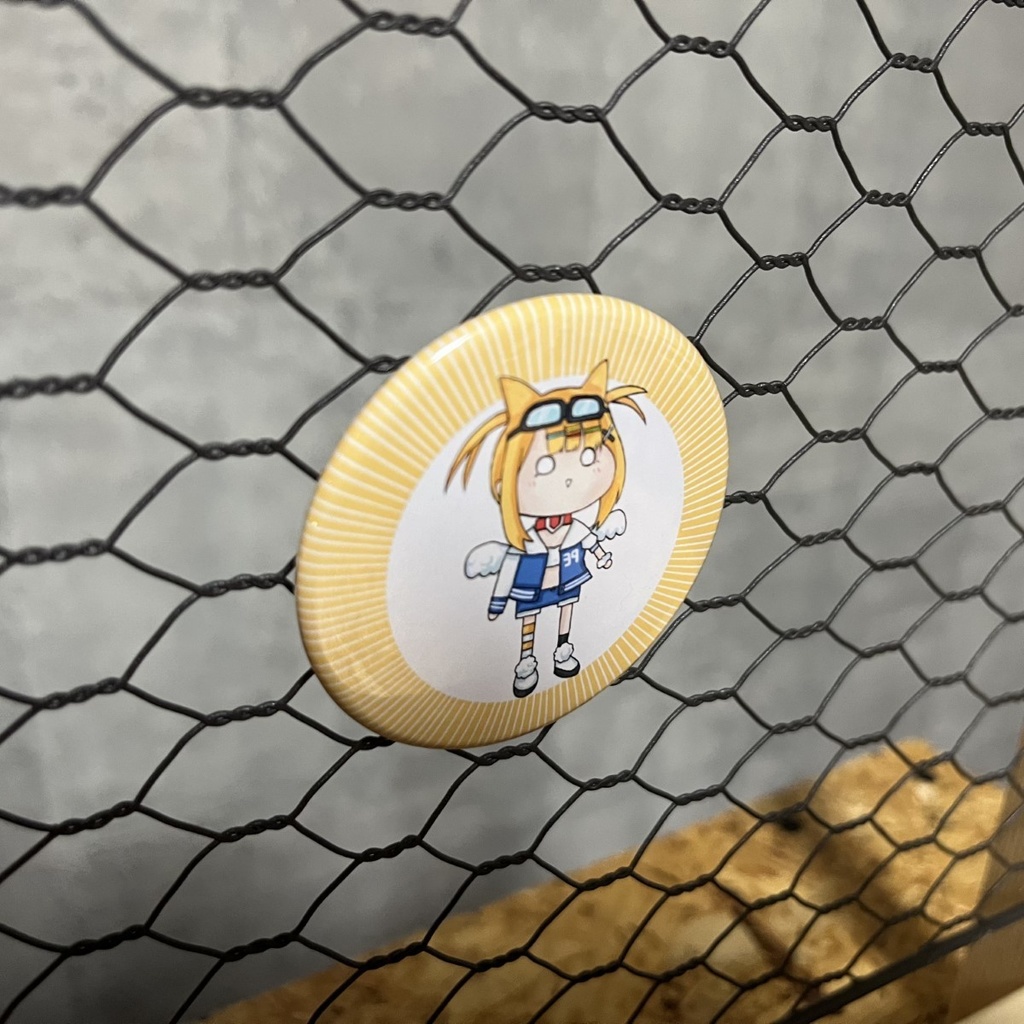 【非公式同人アイテム】パレプロ缶バッチ 日本晴ここ