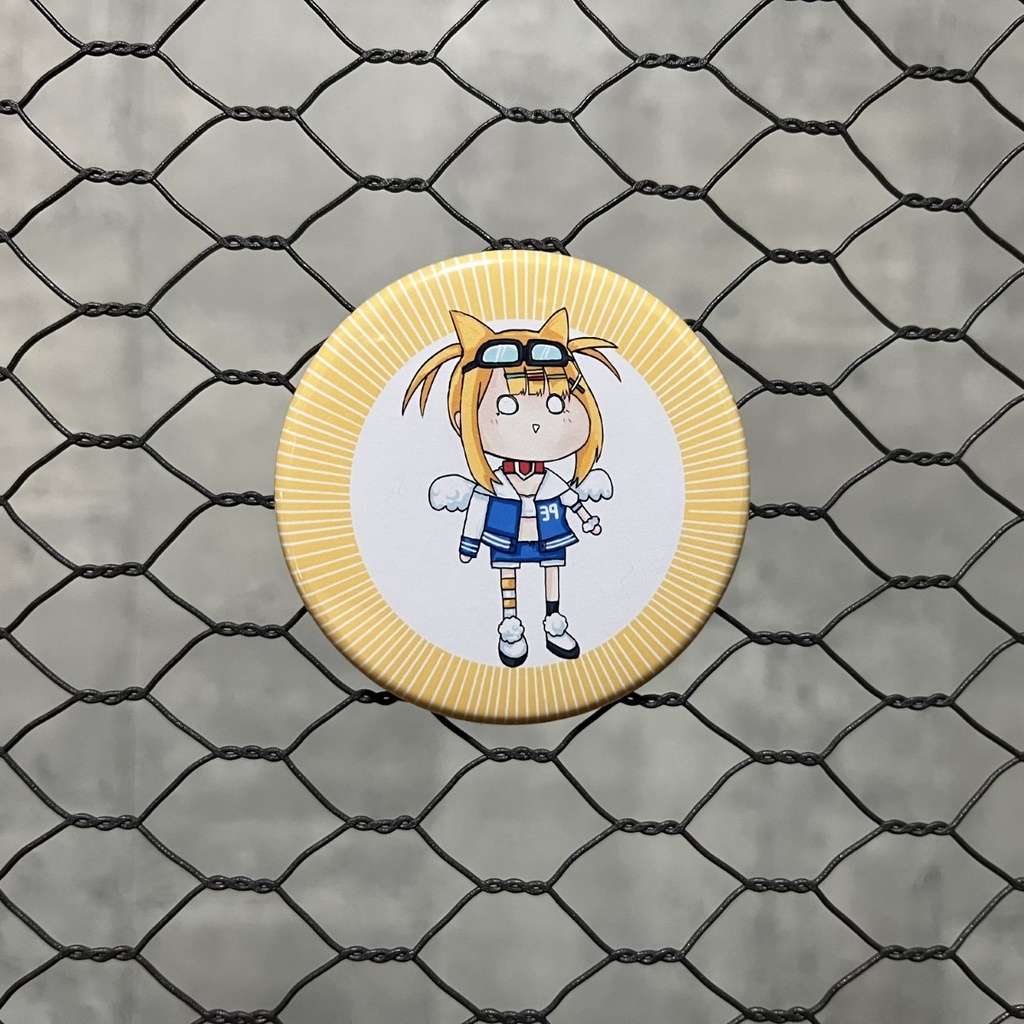 【非公式同人アイテム】パレプロ缶バッチ 日本晴ここ