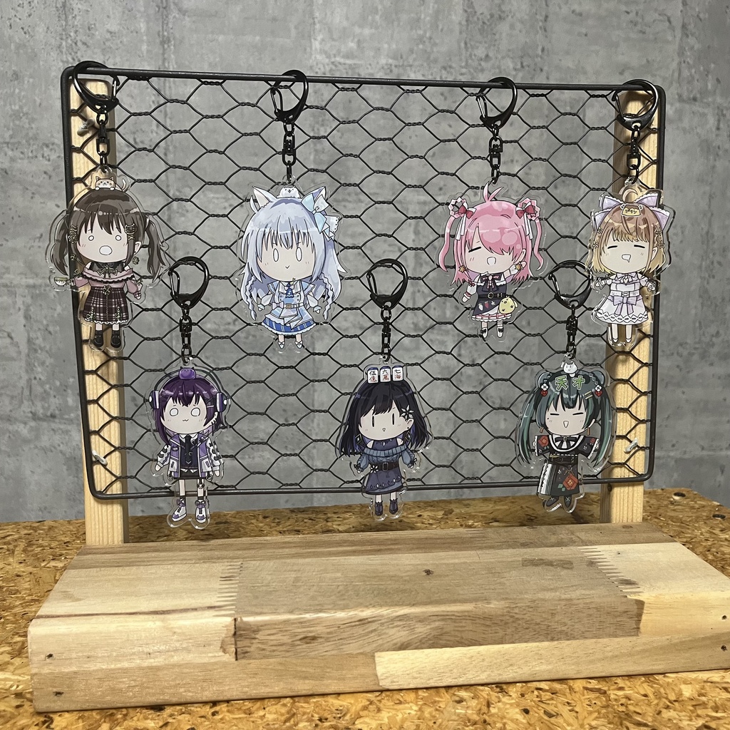 【非公式同人アイテム】パレプロアクキー 先輩7人セット