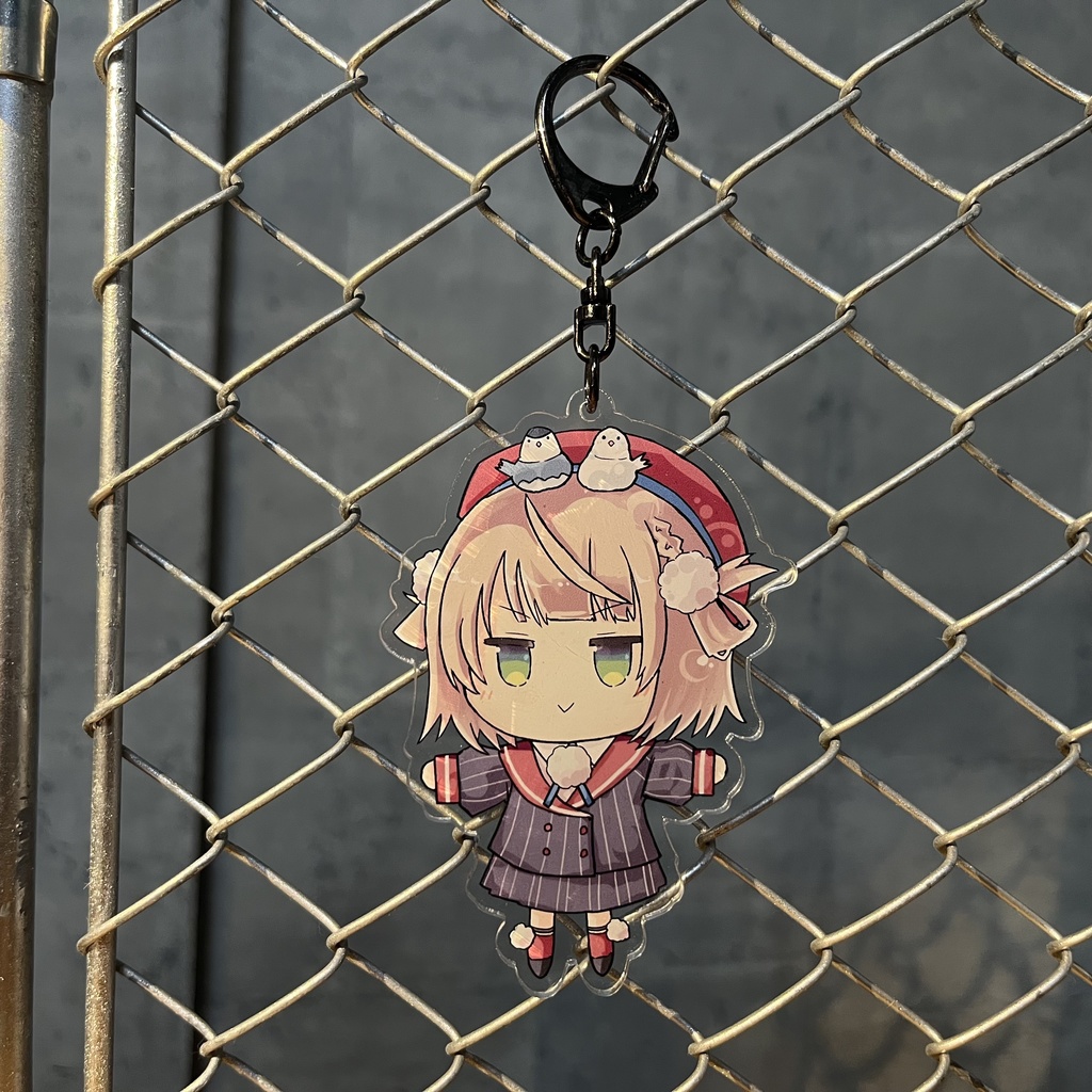 【非公式同人アイテム】しぐれうい先生アクキー