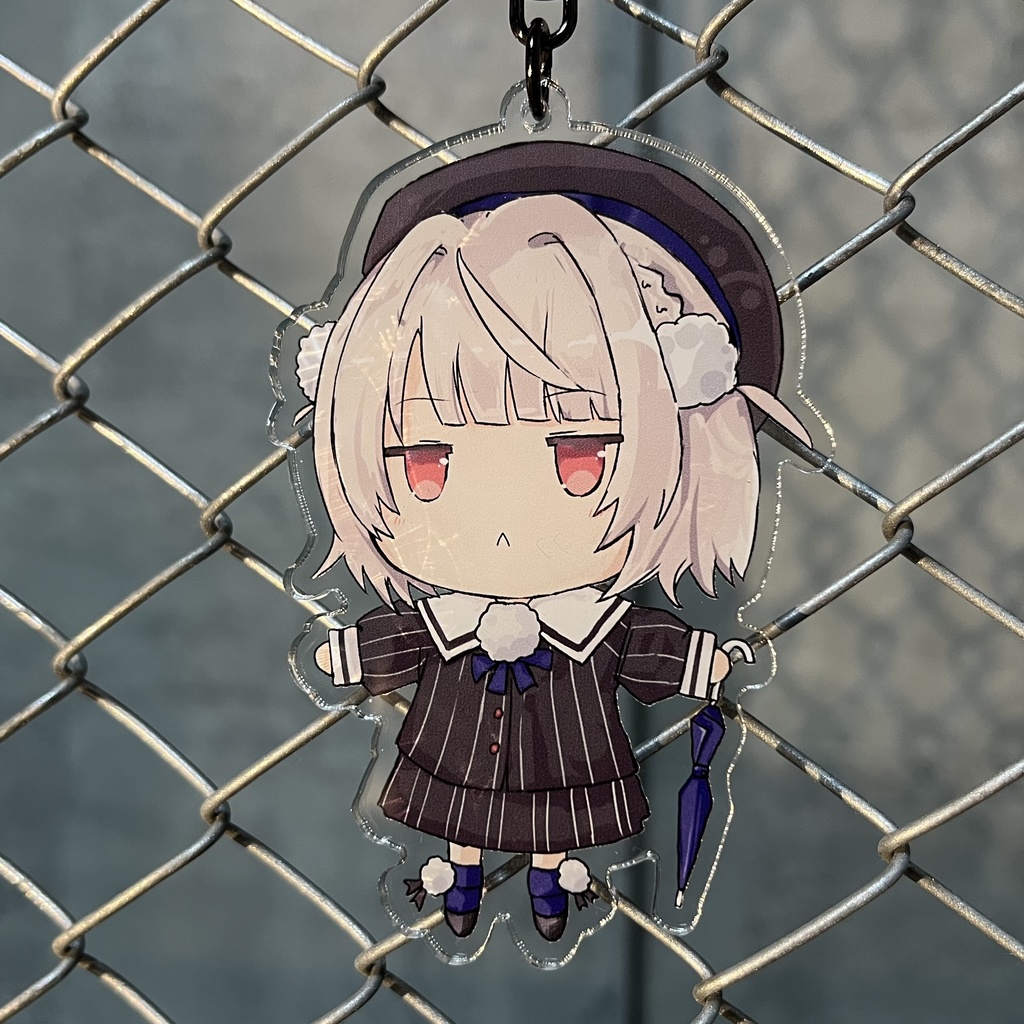 【非公式同人アイテム】雨衣ちゃんアクキー