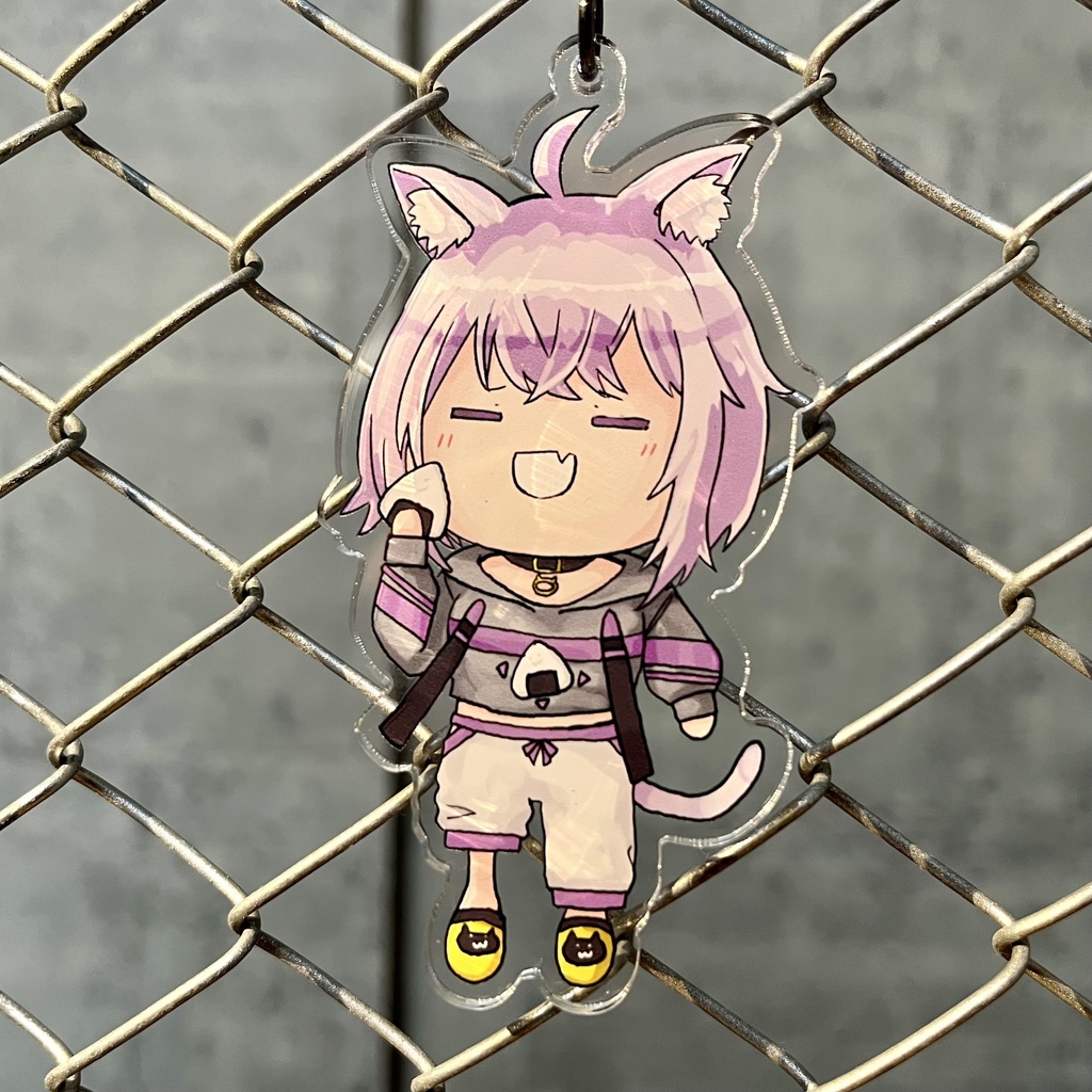 【非公式同人アイテム】ホロライブ猫又おかゆアクキー