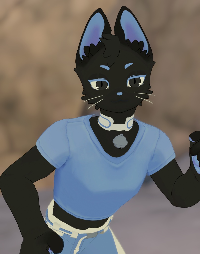 【無料】いい感じのデフォルト衣装テクスチャ「猫のオスカー専用」