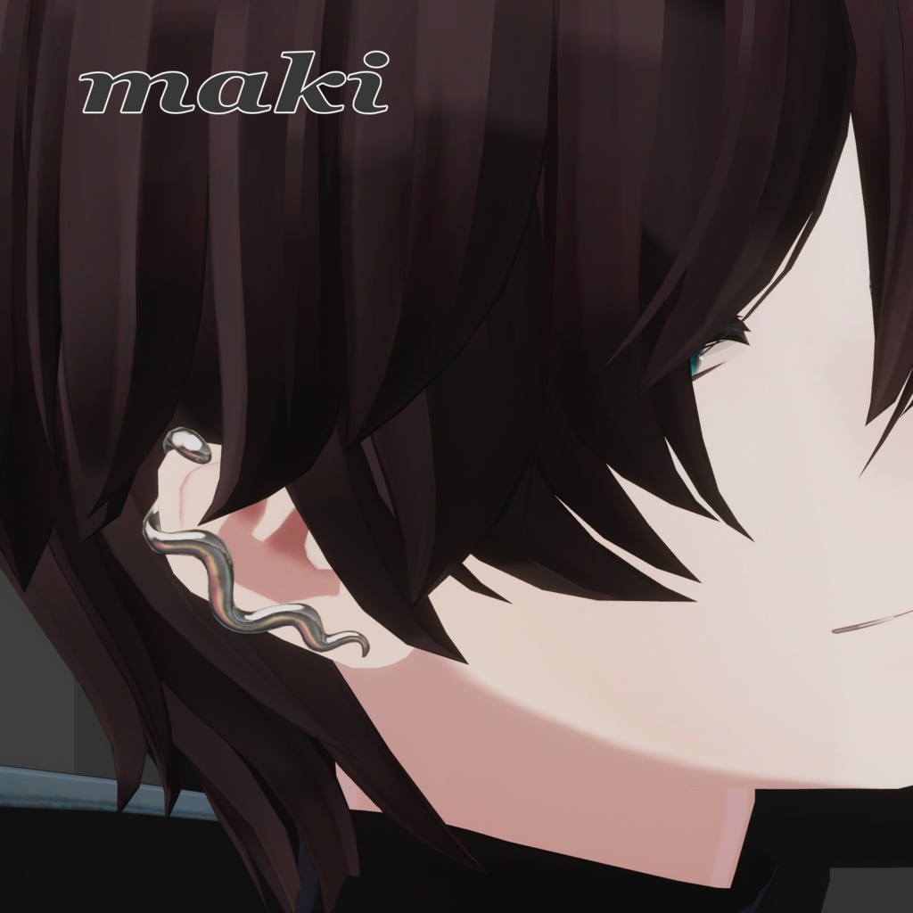 【 3アバター 対応 】Snake ear cuff