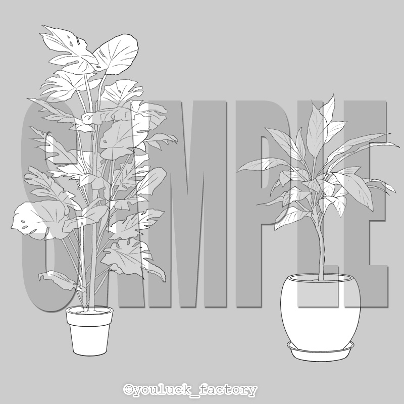 マンガ背景素材集 YL-19「LayerMaterial Vol.02 館」