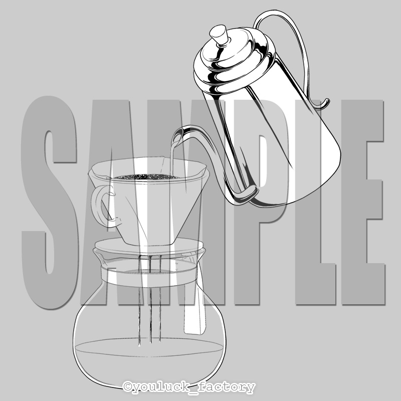 マンガ背景素材集 YL-16「LayerMaterial Vol.01 食」