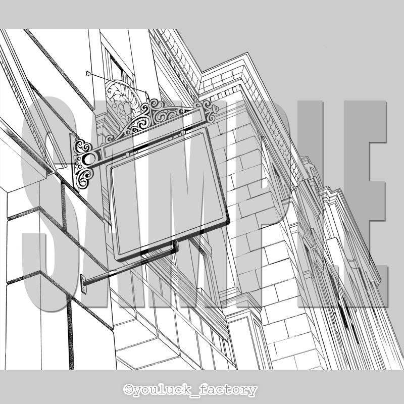 マンガ背景素材集 YL-16「LayerMaterial Vol.01 食」