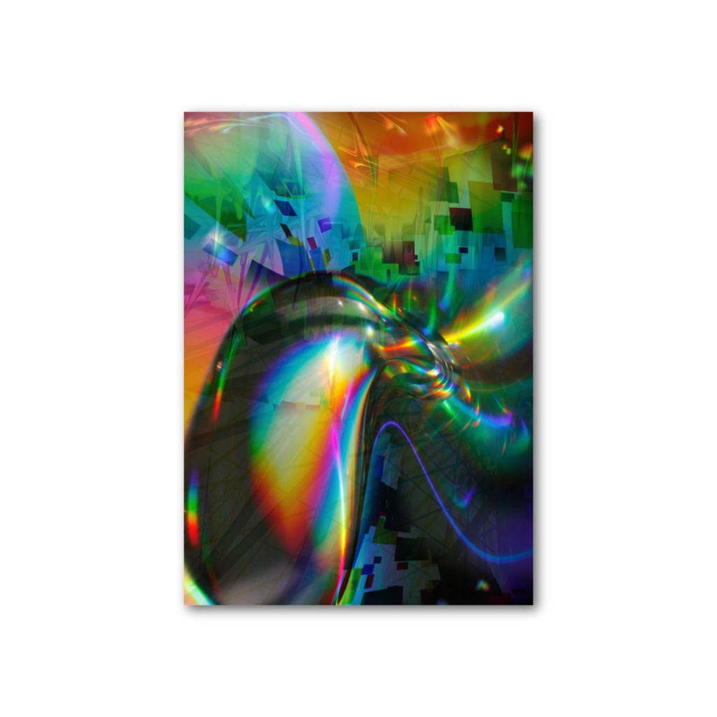 宇宙からの色　フォト風カード