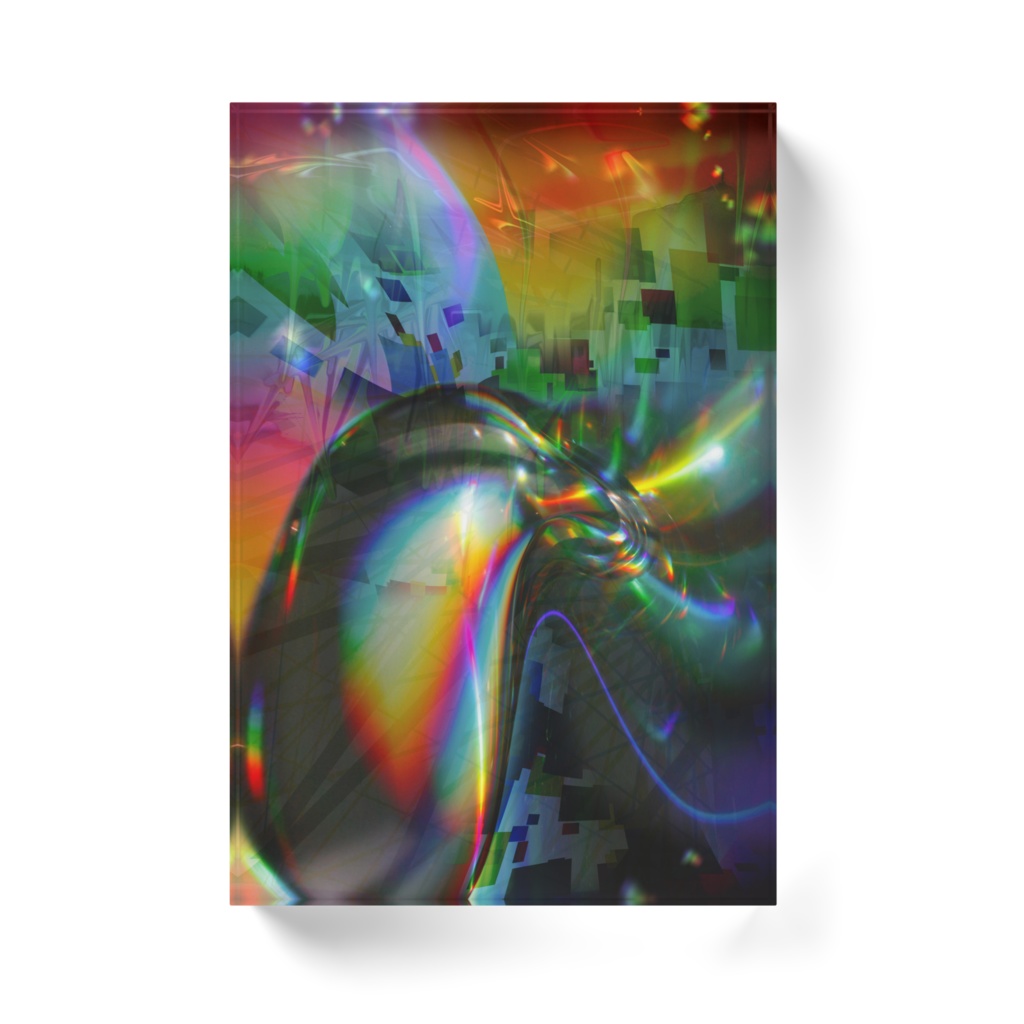 宇宙からの色 アクリルブロック