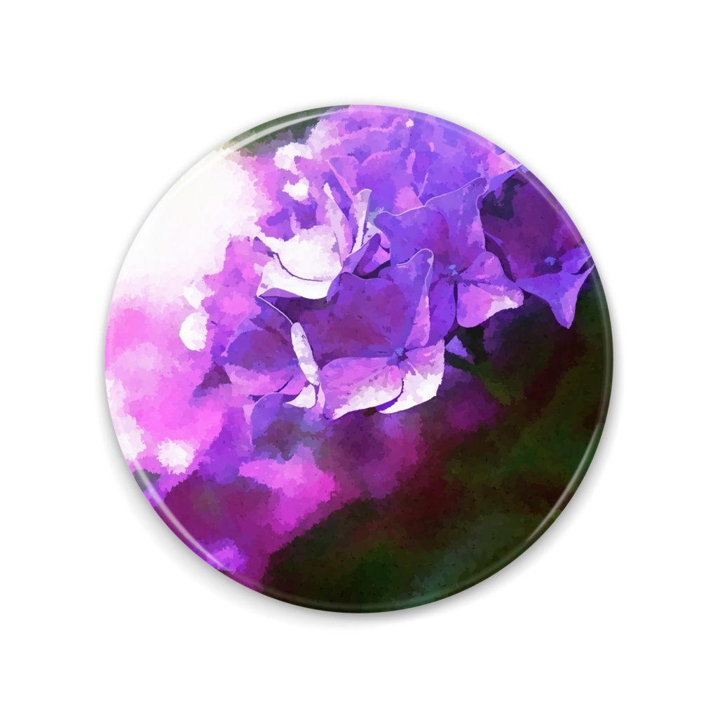 紫陽花　缶ミラー