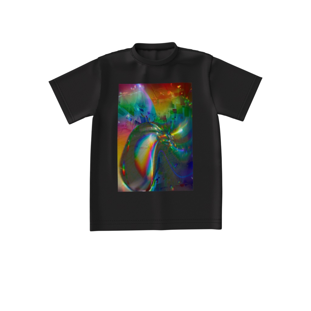 宇宙からの色　ビッグシルエットTシャツ
