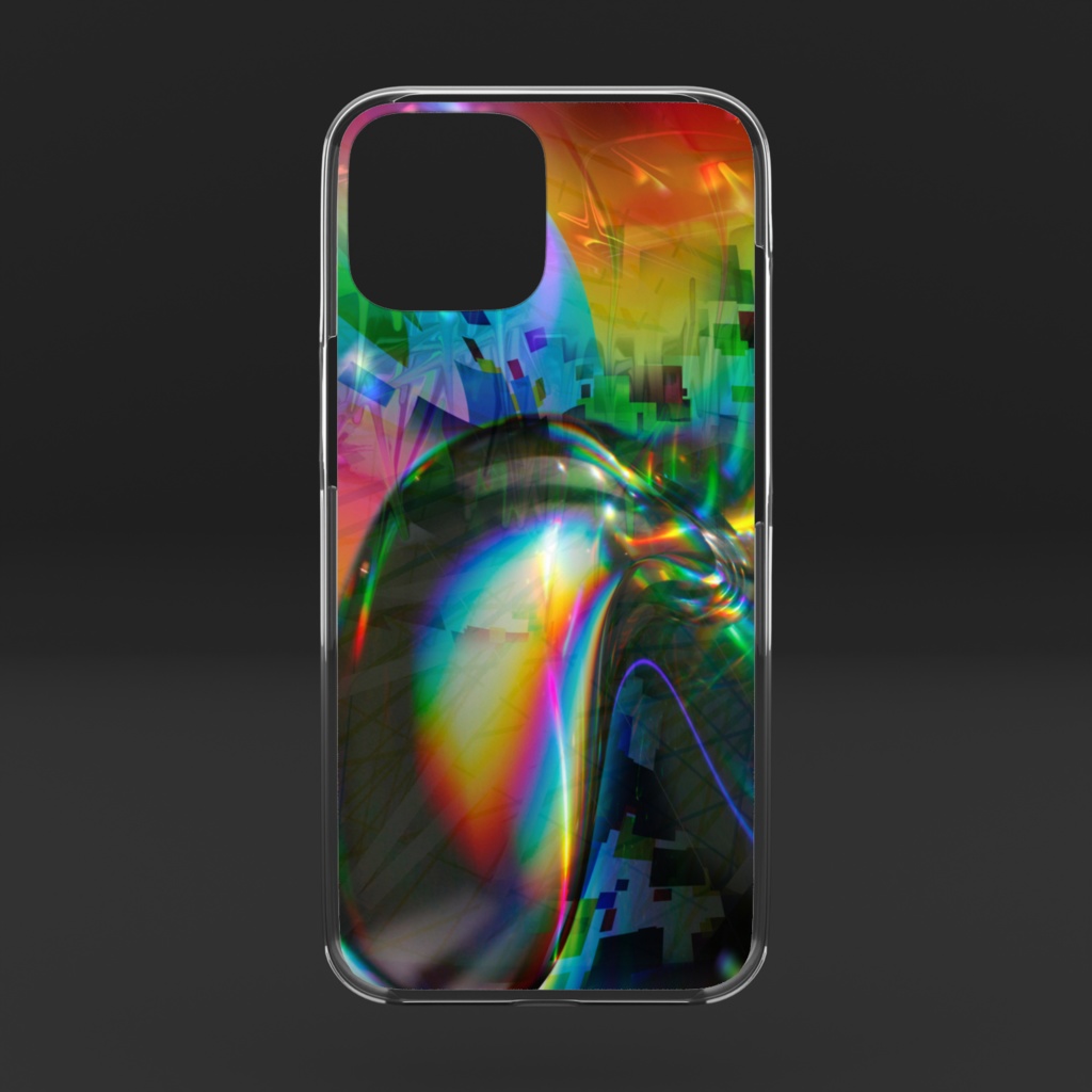 宇宙からの色 クリアiPhoneケース