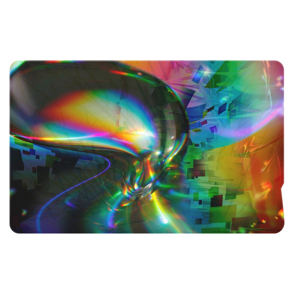 宇宙からの色 ICカードステッカー