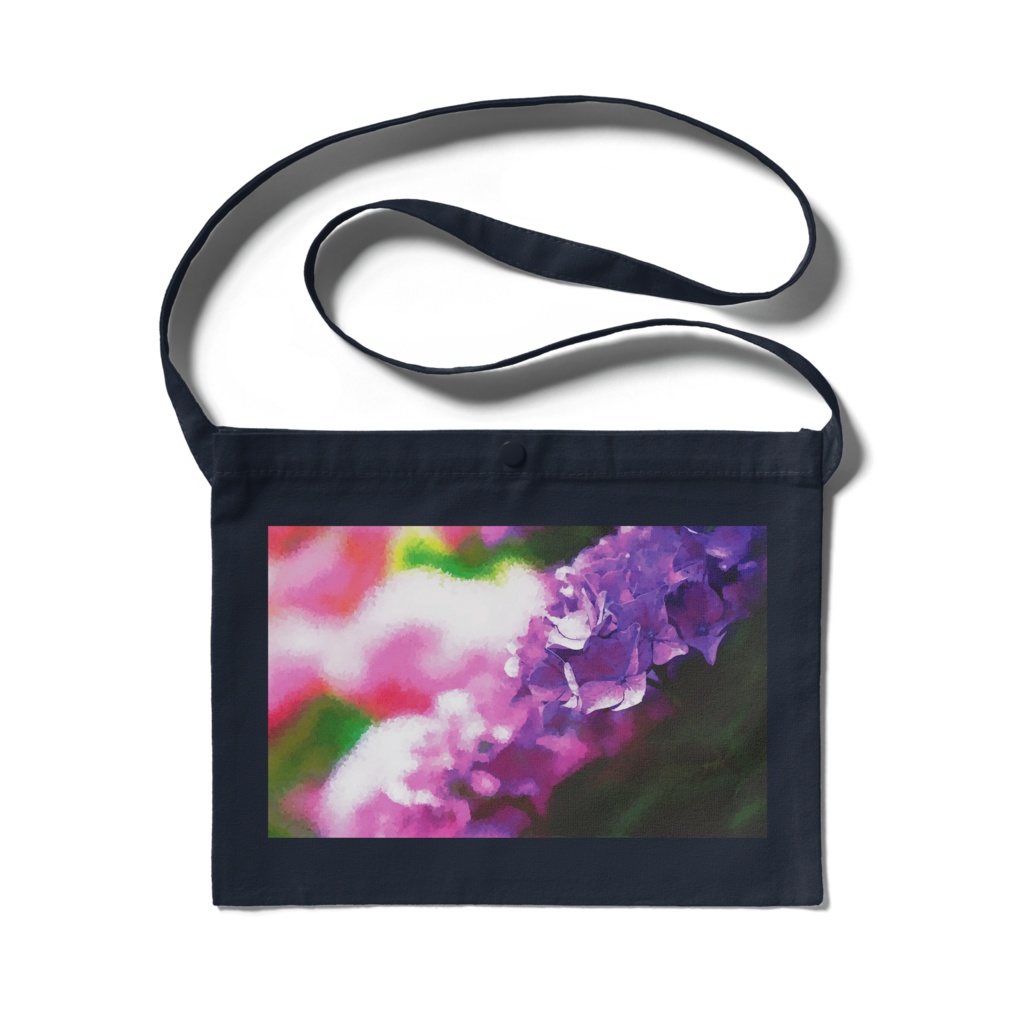 紫陽花　サコッシュ