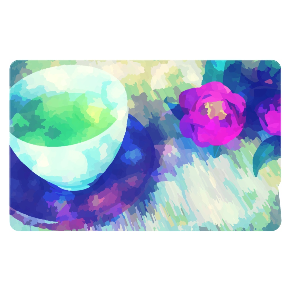 和風 ICカードステッカー