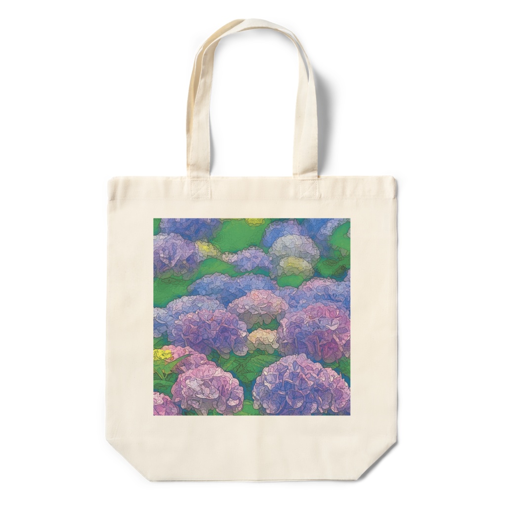 紫陽花の群生 エコバッグ