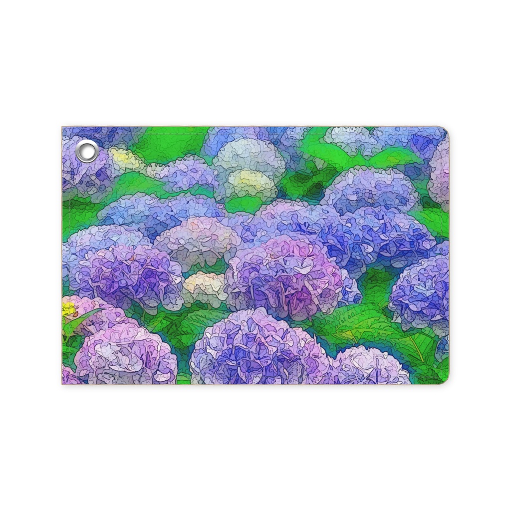 紫陽花の群生 パスケース