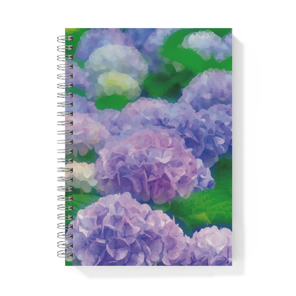 紫陽花の群生 リングノート