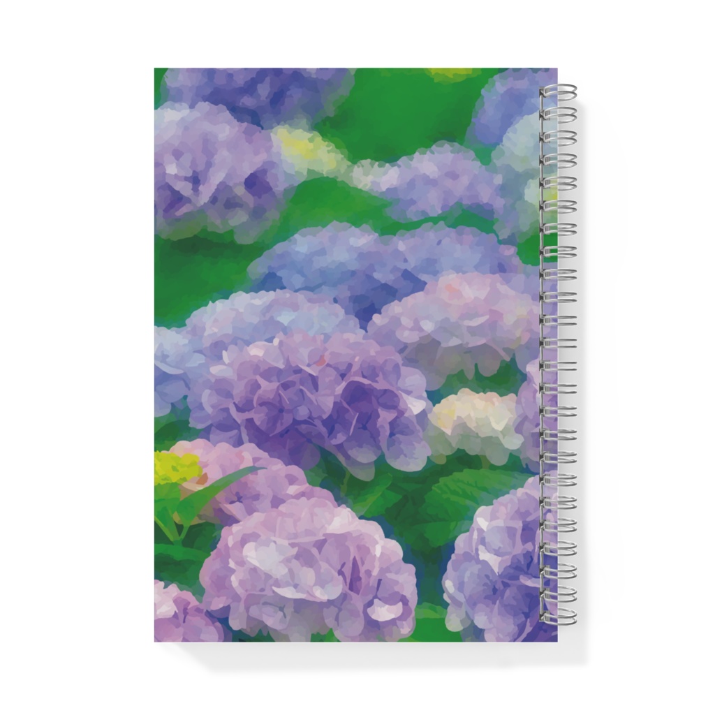 紫陽花の群生 リングノート