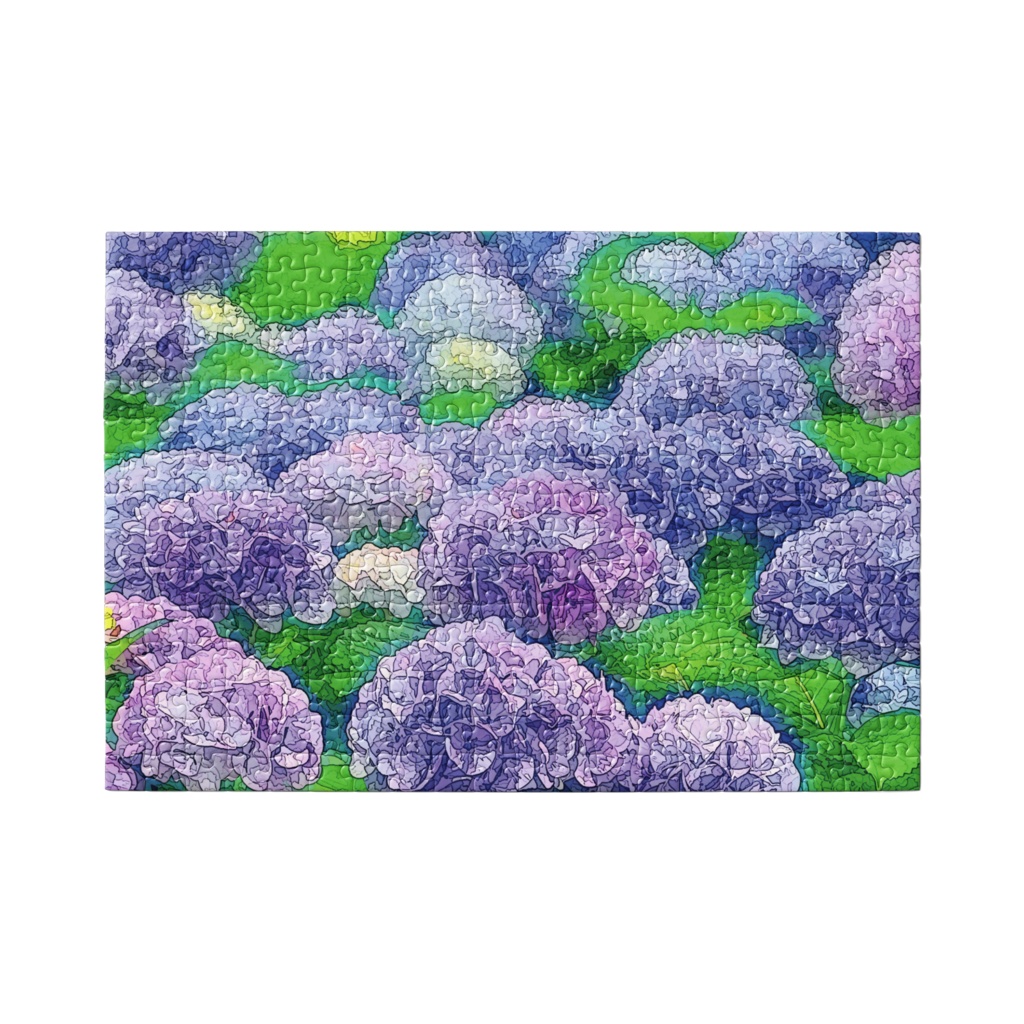 紫陽花の群生 パズル