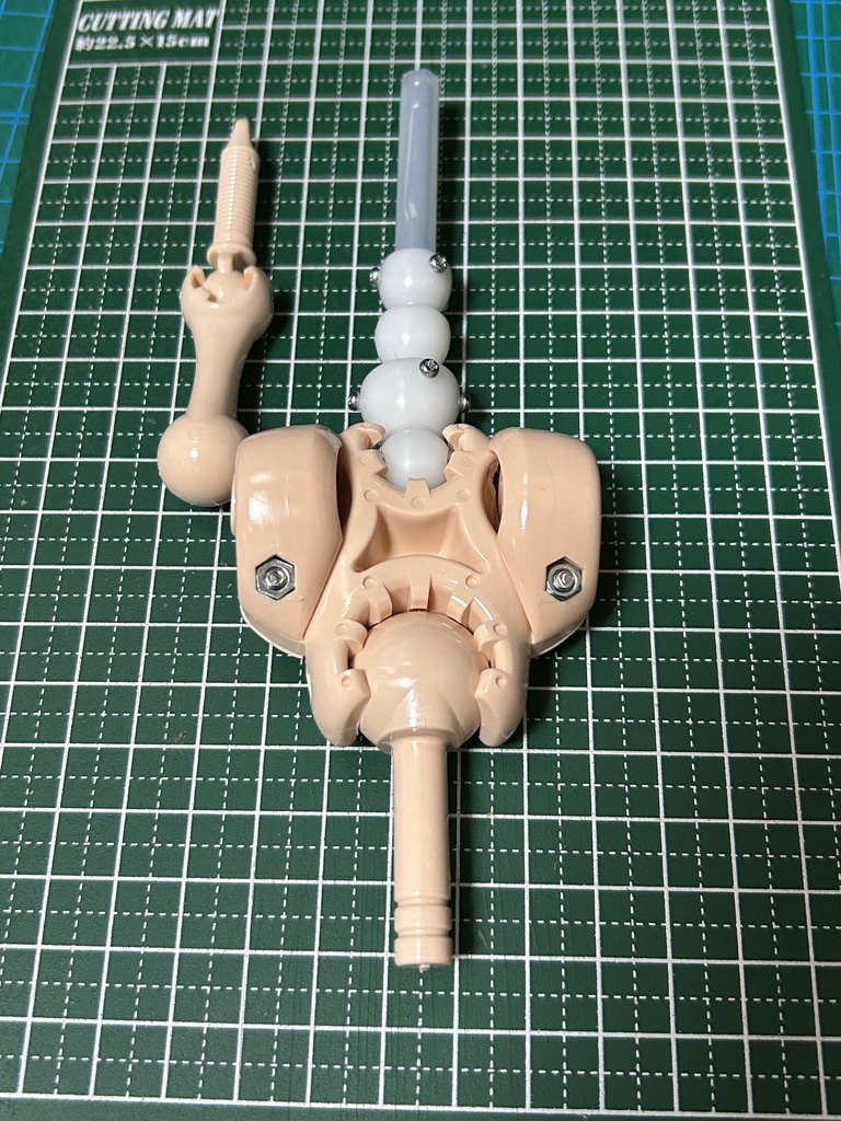 DDⅢFキューブ フレーム用 ストレート軸変更パーツ 2.0フレーム対応品