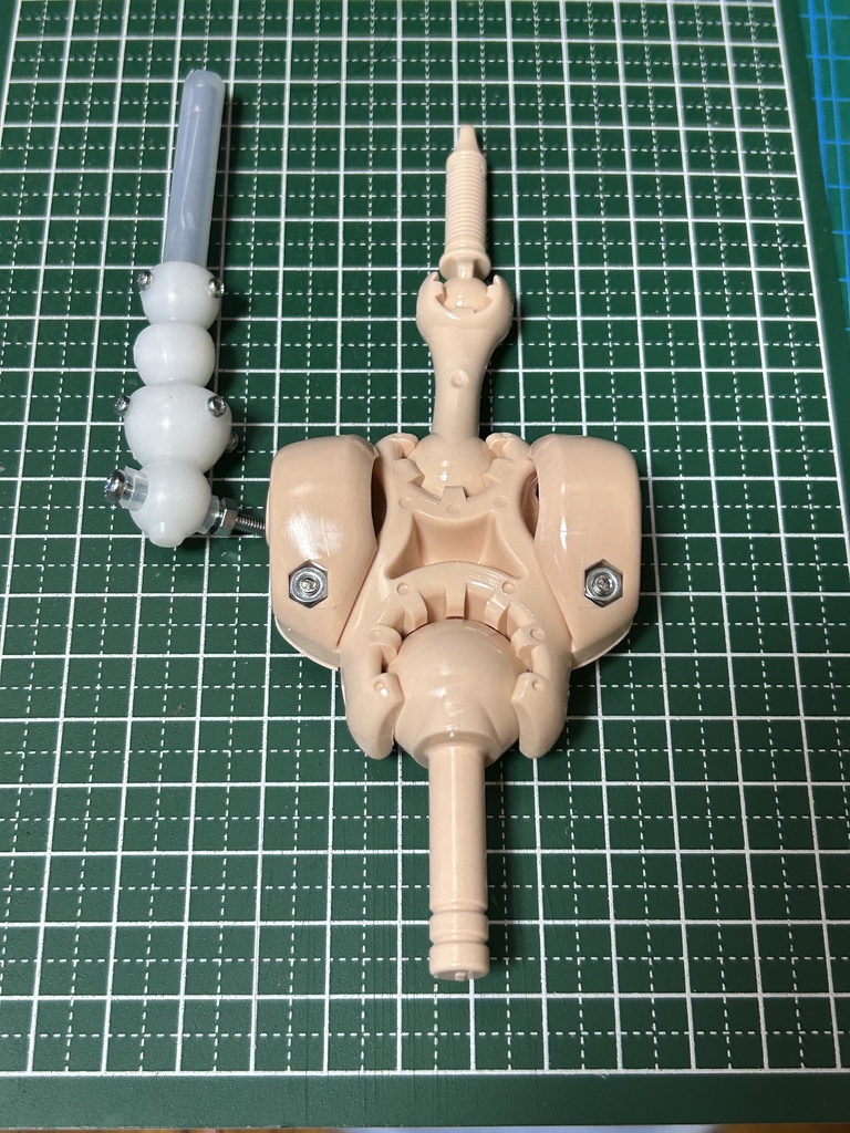 DDⅢFキューブ フレーム用 ストレート軸変更パーツ 2.0フレーム対応品