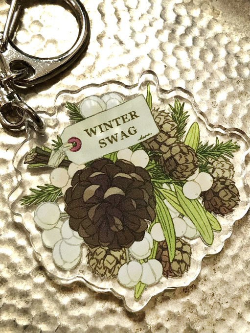 冬のミニスワッグアクキー