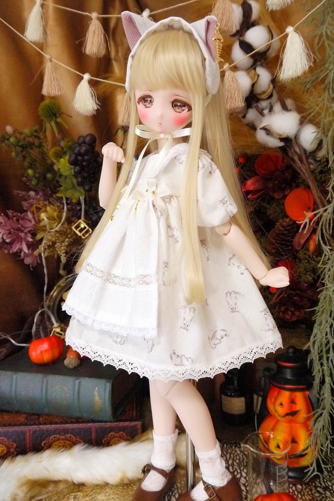 【MDD】しろねこちゃんワンピ