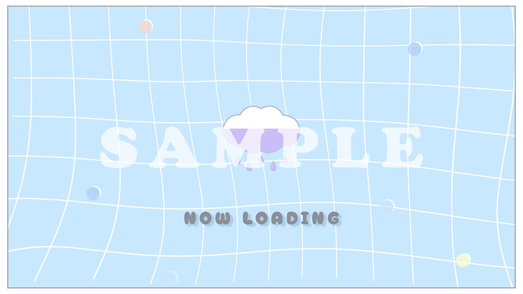 ≪配信者向け!≫ 配信待機画面 雲 ‐cloud‐