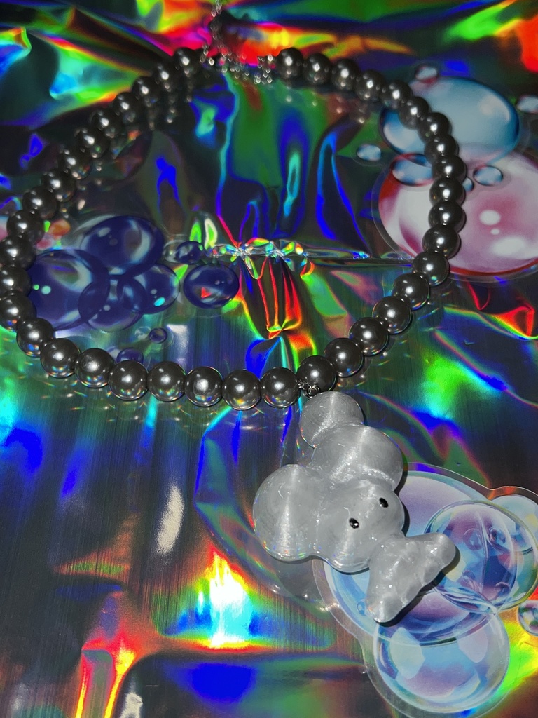 ぶっちゃ3Dネックレス