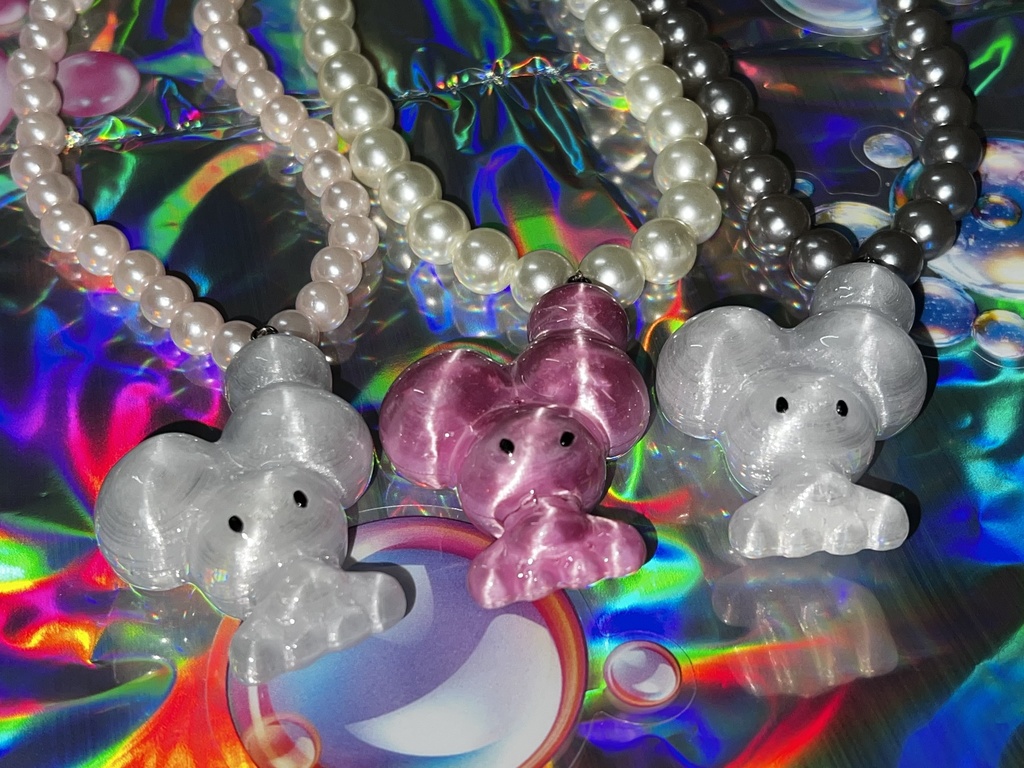 ぶっちゃ3Dネックレス