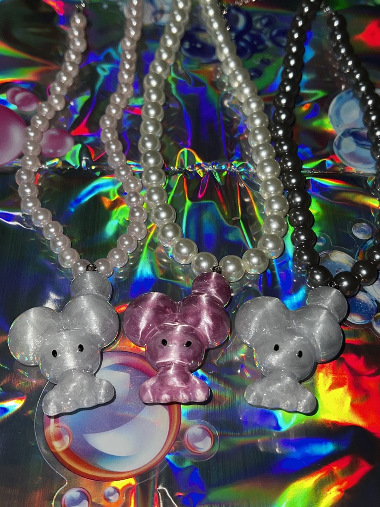 ぶっちゃ3Dネックレス