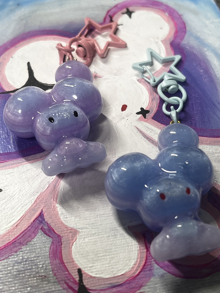 ぶっちゃキーホルダー(PURPLE グラデーション)