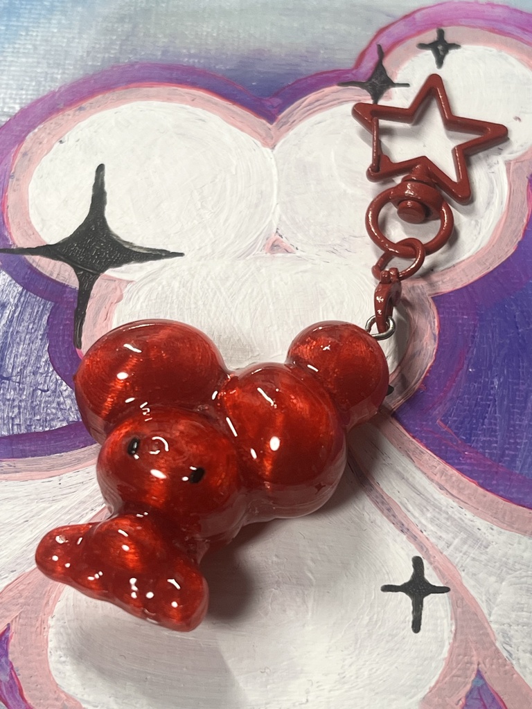 ぶっちゃキーホルダー(RED)