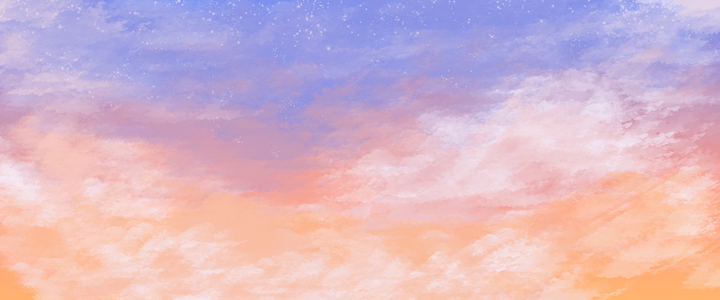 雲ブラシ+雲、草ブラシ/Cloud brush and cloud, grass brush