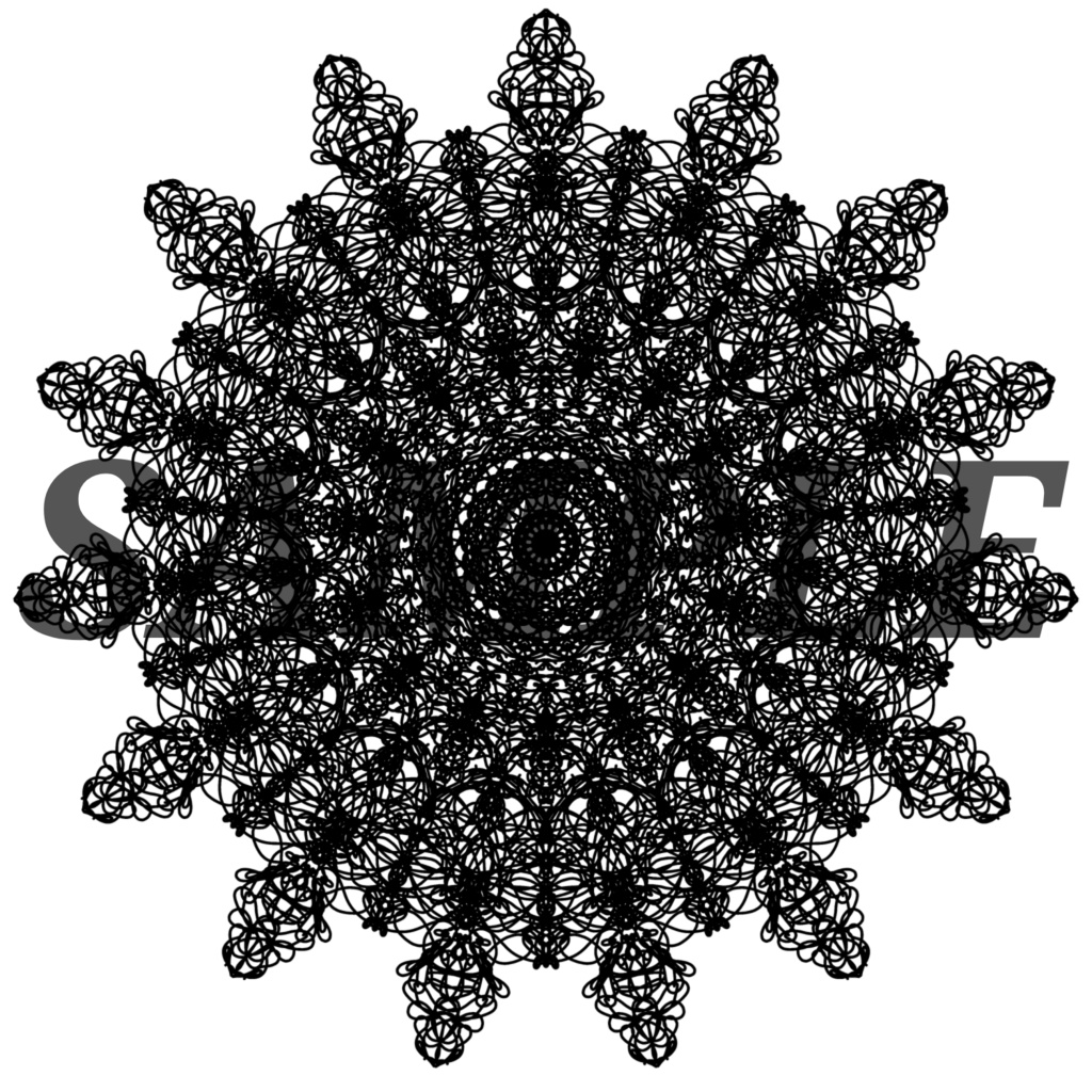 10種の円レース素材1│10 types of circle lace material