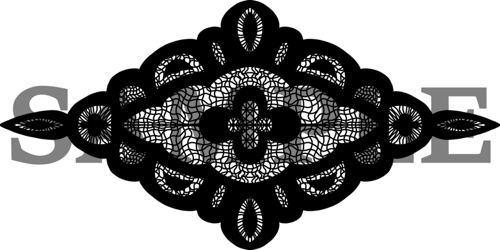 レース素材20個パック│Pack of 20 lace materials