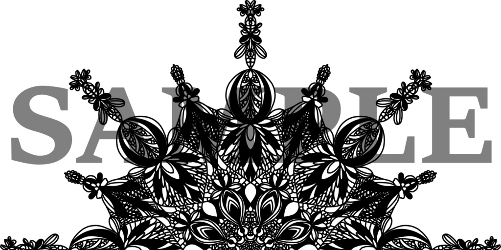 レース素材20個パック│Pack of 20 lace materials