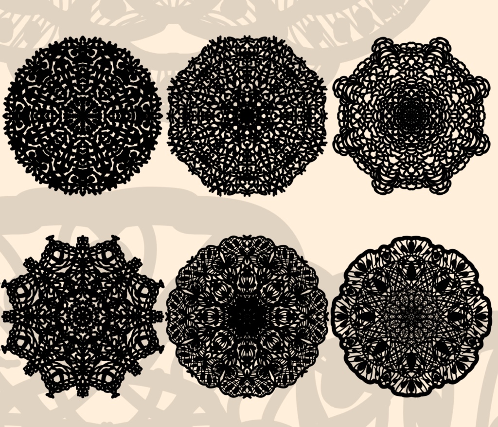 40種のレース素材2│40 types of lace material 2